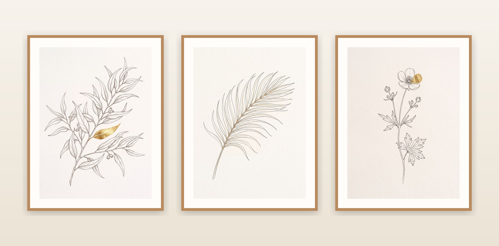 Botanical Ink Gallery Wall Collection — piece 1