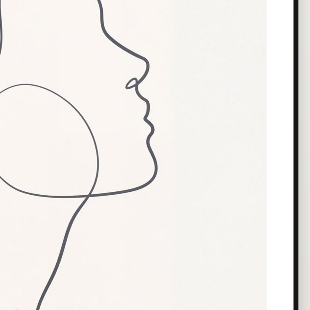 Minimalist Line Gallery Wall Collection — piece 5