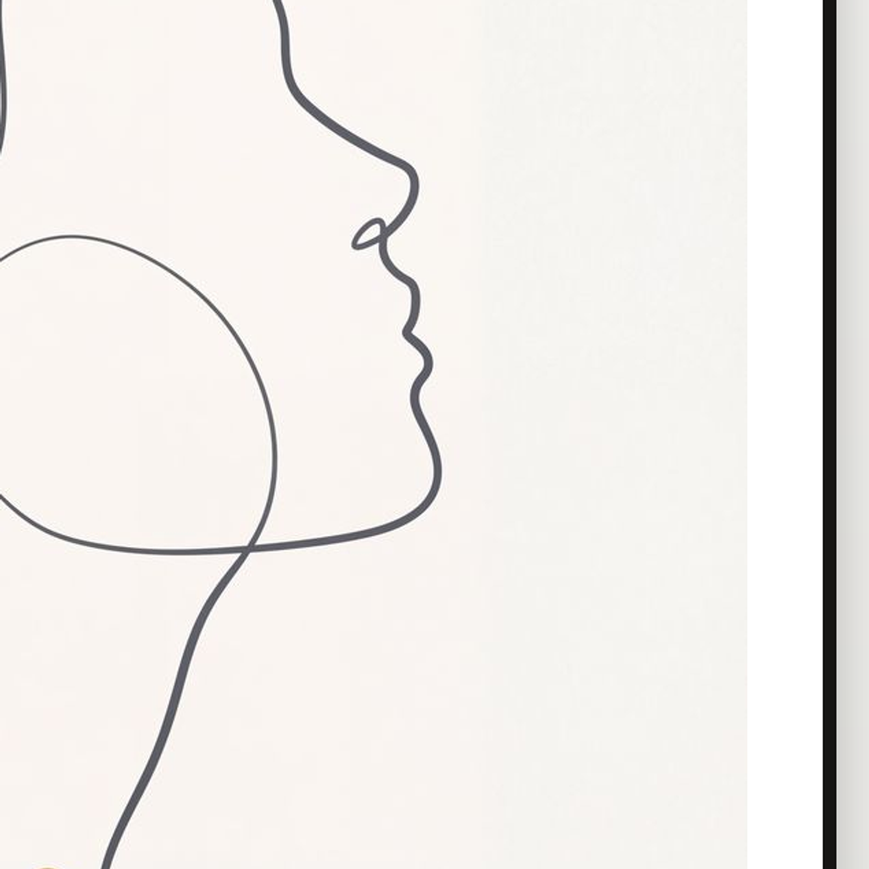 Minimalist Line Gallery Wall Collection — piece 5