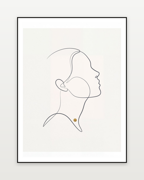 Minimalist Line Gallery Wall Collection — piece 2
