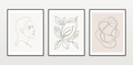 Minimalist Line Gallery Wall Collection — piece 1
